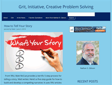 Tablet Screenshot of nathansgibson.com